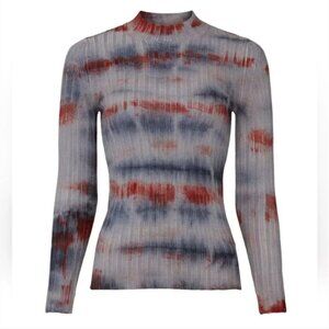 Ply-Knits Pink Printed Fukase Sweater size medium